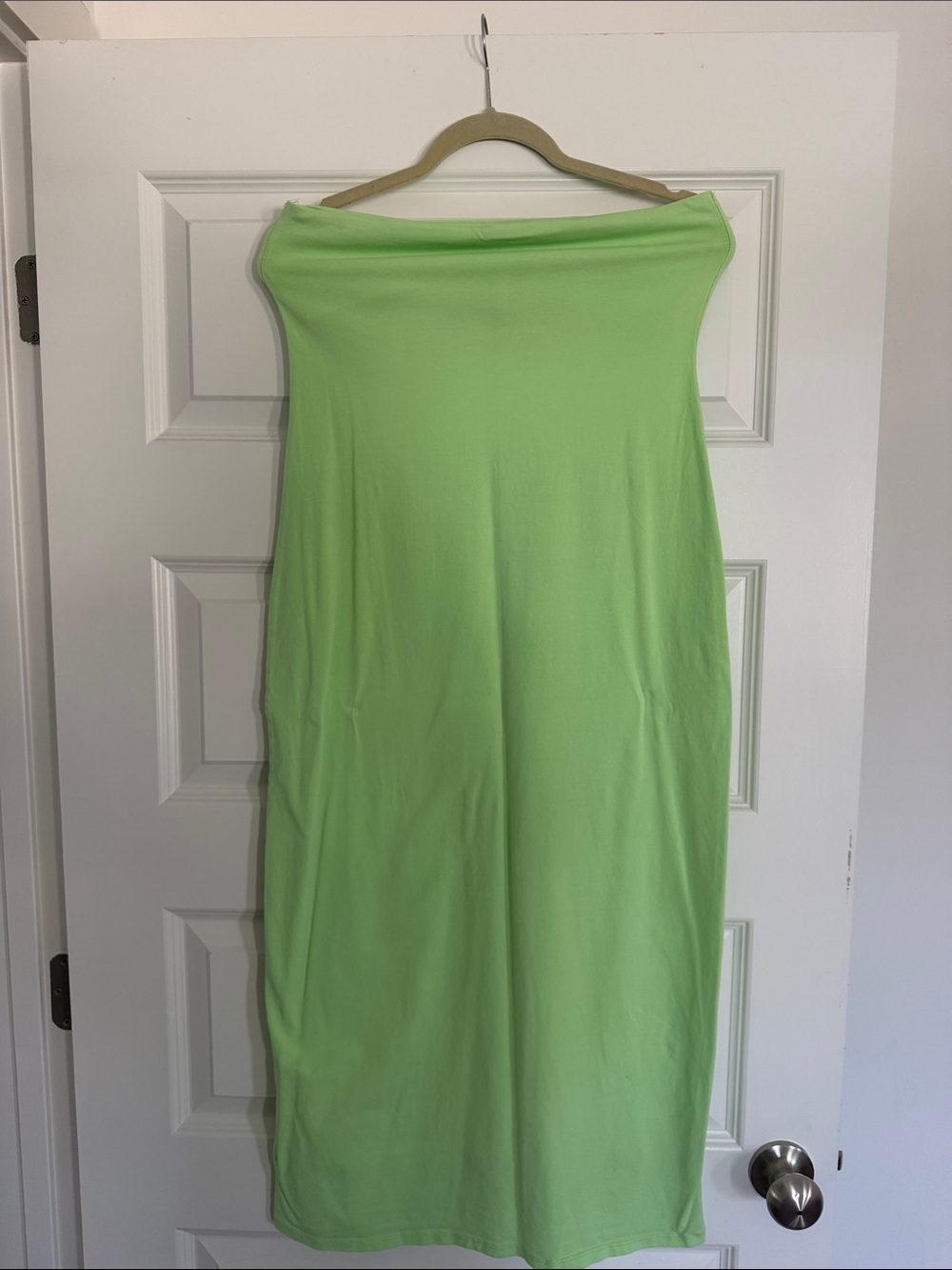 ASOS Strapless Neon Green Tube Dress